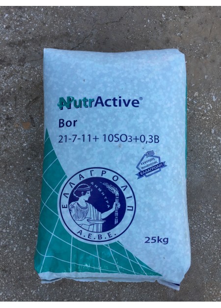 Nutractive Bor 21-7-11+10SO3+0.3B 25Kg