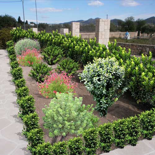 Μελέτη κήπου με φωτορεαλιστικό πρόγραμμα στην Αίγινα