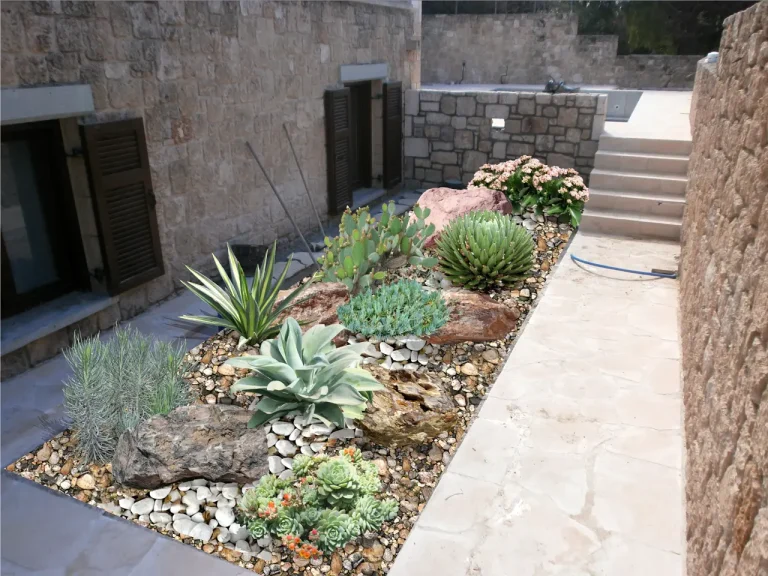 Σχεδίαση κήπου πριν την κατασκευή του